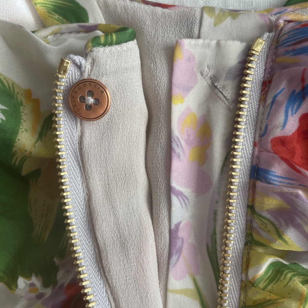 Anthropologie Leifsdottir Summer Twilight Dress, 100% Silk, Size 4 - Picture 11 of 16